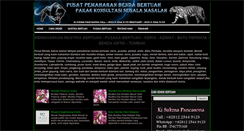 Desktop Screenshot of mustikasakral.com