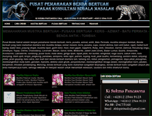 Tablet Screenshot of mustikasakral.com